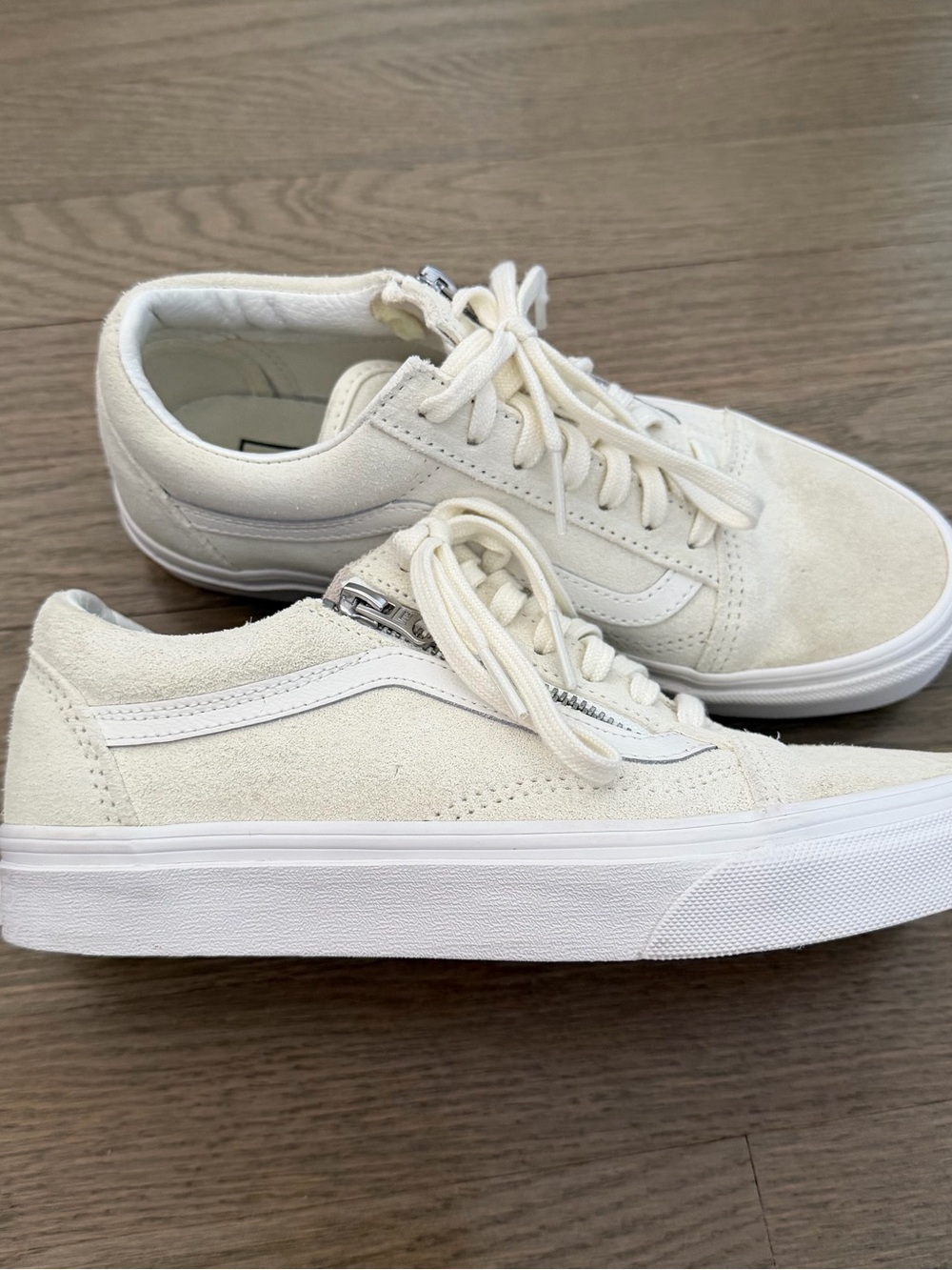 Vans Old Skool Zip suede low top shoes size US Women's 7 Men's 5.5